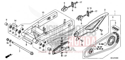 BRAS OSCILLANT NC750SAK de 2019